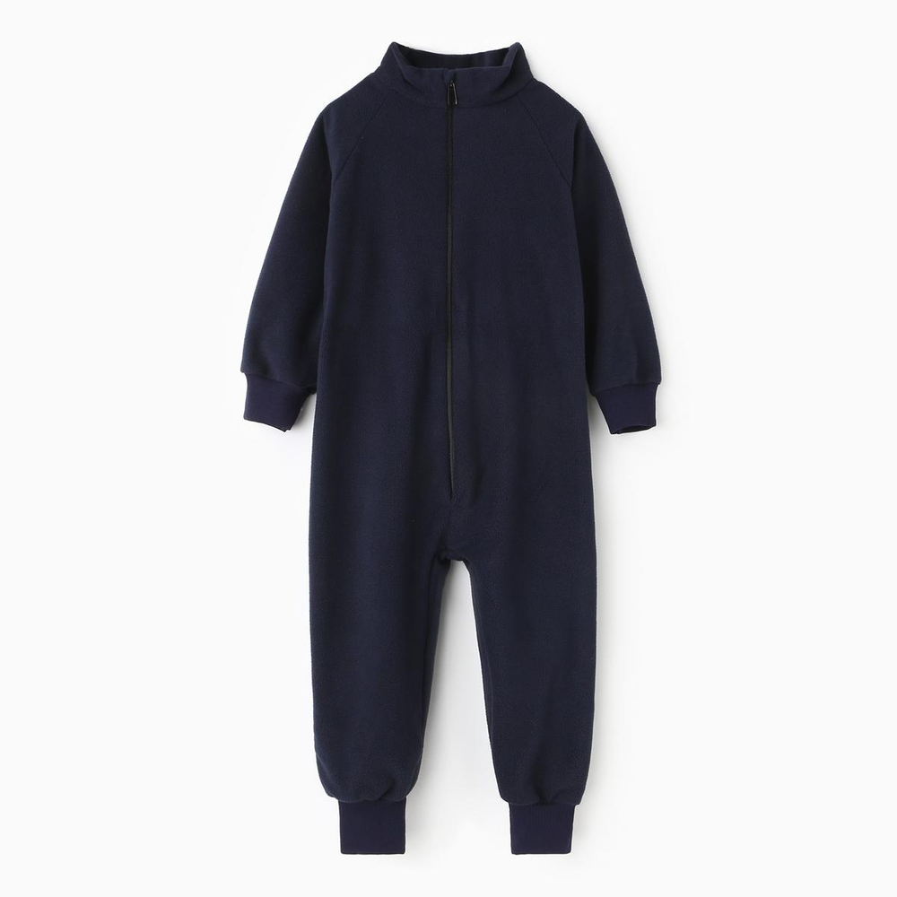 Комбинезон д/мальчика флис р.104 тёмно-синий 9447433 (Семицвет-Тики)