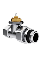 Набор термостатический для радиатора прямой 1/2 Design М30х1.5 Хром Royal Thermo