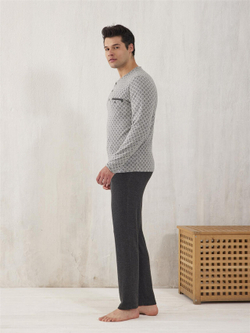RELAX MODE - Мужская пижама с брюками - 10105