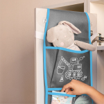 Кармашки для детского сада на резинке. Экскаватор