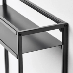 Настенная полка - LINDÅSEN IKEA/ ЛИНДОСЕН ИКЕА, 40х60х13 см, черный