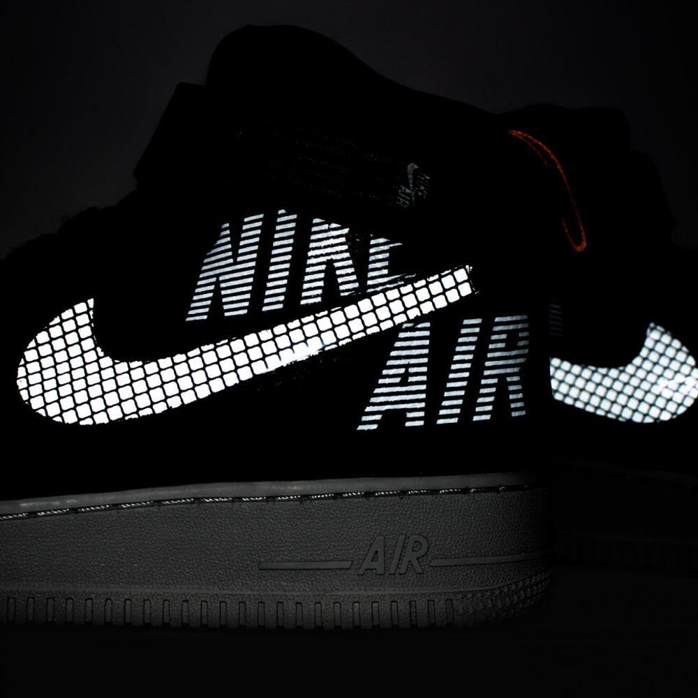 кроссовки Nike Air Force 1 High Under Construction Black / Grey
