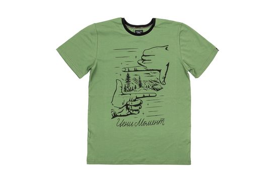 Футболка STEAL CHILL Цени Момент Оливковый