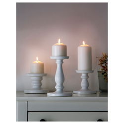 IKEA ERSÄTTA  (ИКЕА ЕРСÄТТА)  -  Подсвечник, белый, 21 см