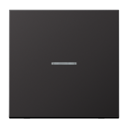 JUNG Клавиша для KNX кнопки, 1 группа, с окошком металл дарк, арт.AL101KO5D