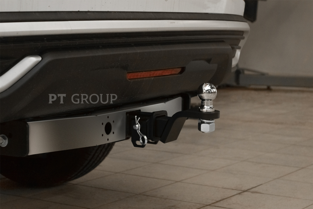 Фаркоп PT GROUP /съемный квадрат/ С нержавеющей Накладкой для HAVAL M6/HAVALH6 2014-(паспорт и сертификат в комплекте)(без электрики) арт.HMS-21-991124.00