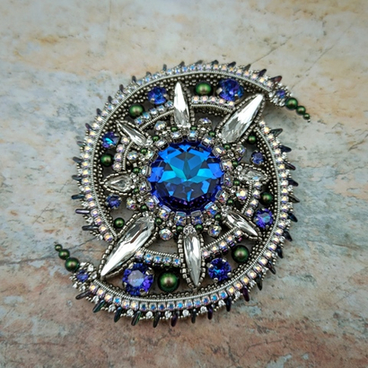 Мастер-класс по броши Галактика