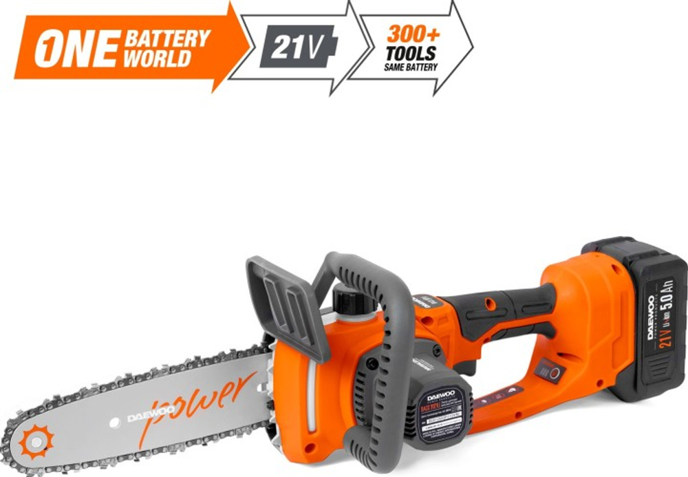 Пила цепная аккумуляторная DAEWOO DACS 2021Li SET