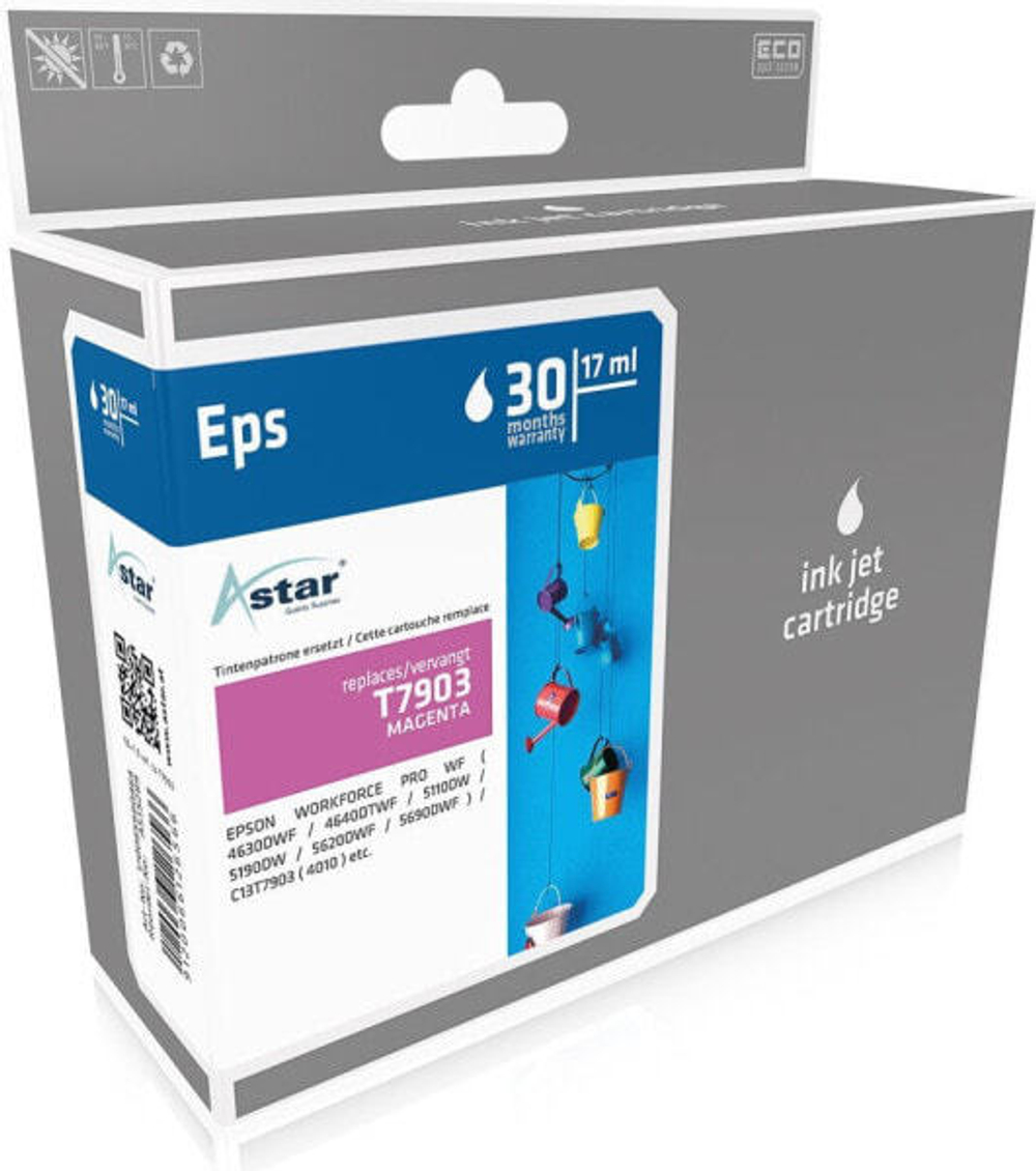 Картридж струйный пурпурный 1 шт Astar AS15289