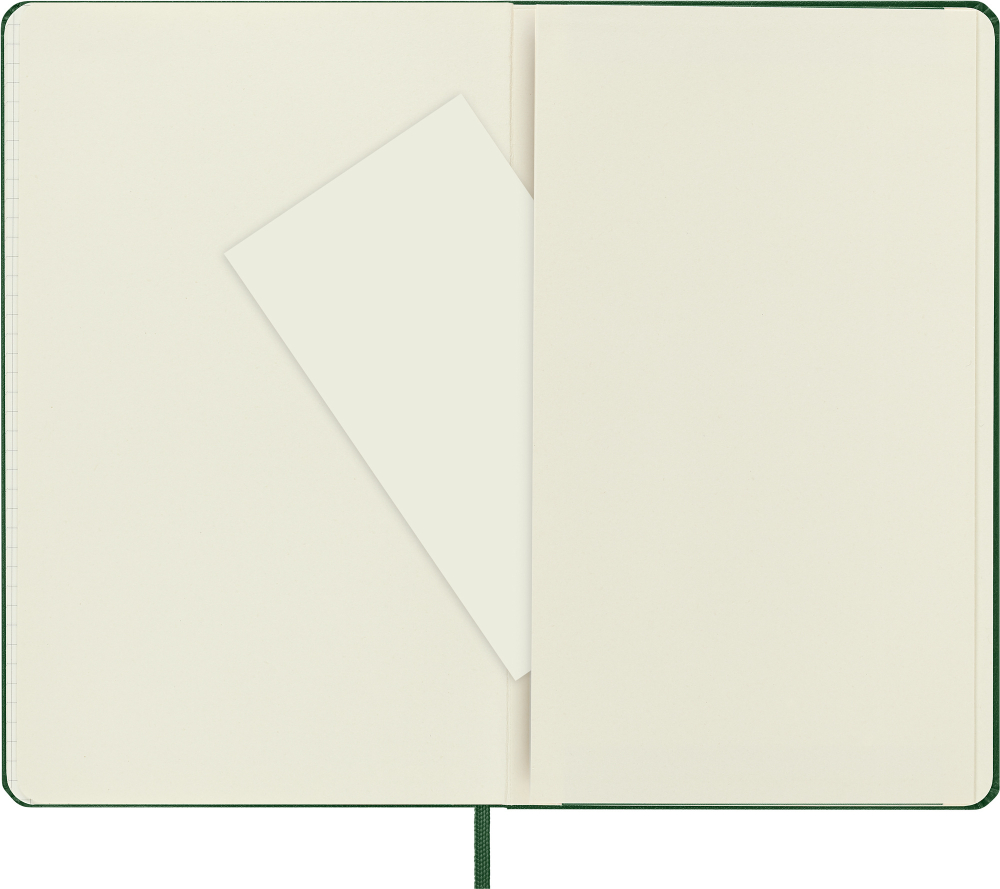 Блокнот Moleskine Classic (QP061K15) Large 130х210мм 240стр. клетка твердая обложка зеленый