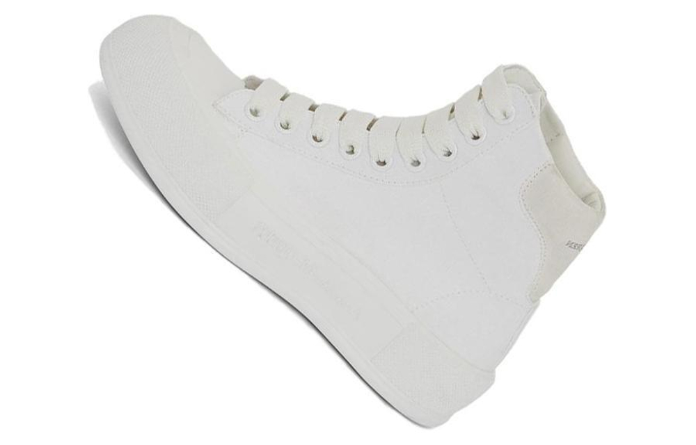 Alexander McQueen Alexander McQueen Deck trend all-match sports high-top running shoes women's white