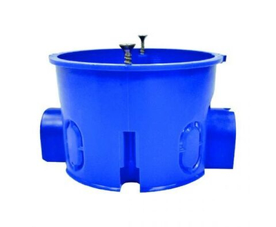 Монтажная коробка УРАЛ ПАК УПс 68х45 для твердых стен саморезы, индивидуальный штрихкод IP20 КУ-50033068-200-i