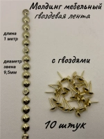 Молдинг мебельный, гвоздевая лента (10шт)