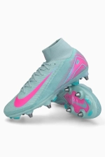 Бутсы Nike Zoom Mercurial Superfly 10 Elite SG-PRO Player Edition - голубой