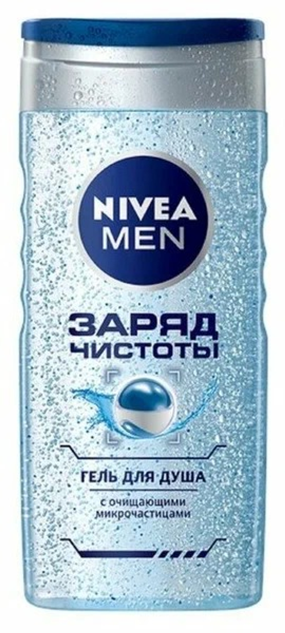 NIVEA ГЕЛЬ Д/ДУША МУЖ ЗАРЯД ЧИСТОТЫ 500 МЛ*12