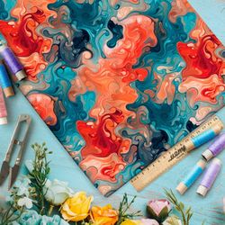 Ткань премиум флис магические колебания