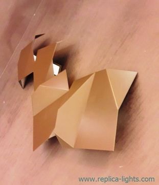 replica Origami Quadruple LED Wall sconce ( gold )