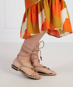 Кожаные босоножки elodie Pinko - коричневый(100860 A0N8)