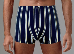 Удобные мужские трусы-боксеры на комфортном эластичном поясе (Размер: L) (Цвет: темно-синий)