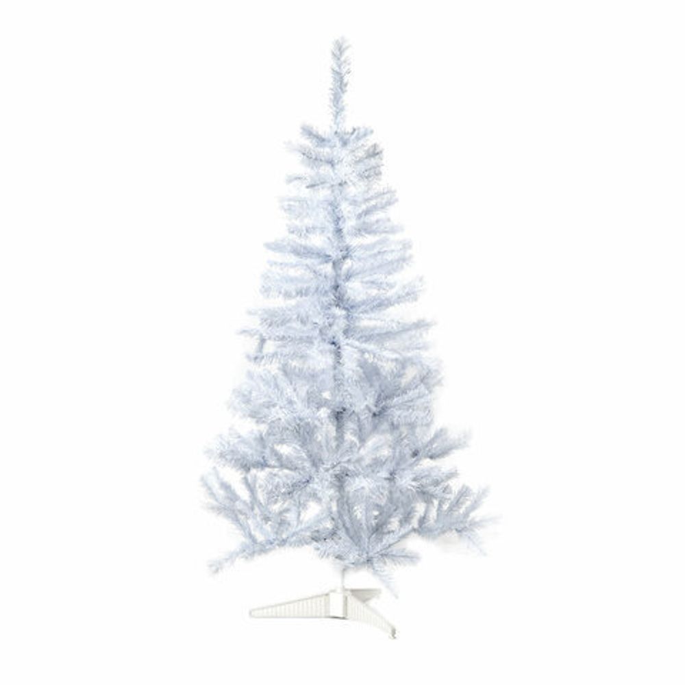 Ель новогодняя искусственная "Snow White" 150 см, ПВХ, белая, ЗОЛОТАЯ СКАЗКА, 591308