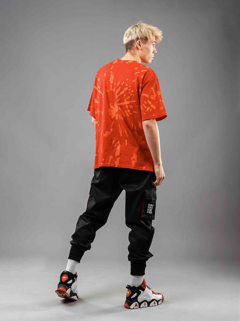 Джоггеры Jogger Street Black Jam Red Pocket