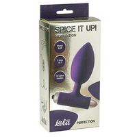 Анальный стимулятор 11,1см с вибрацией Lola Games Spice it up New Edition Perfection Ultraviolet 8014-04lola