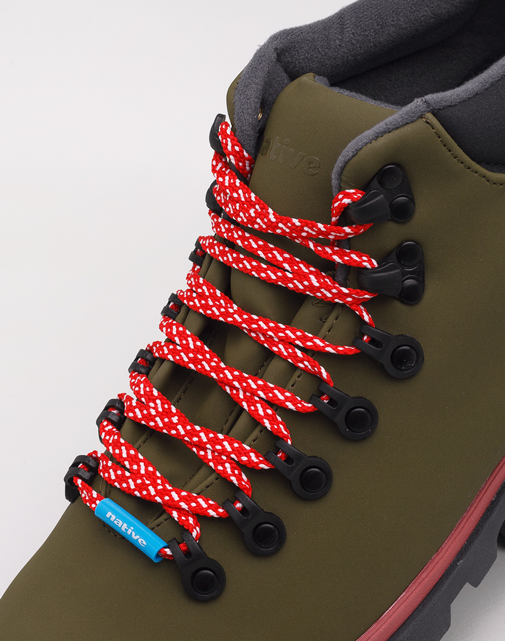 Ботинки Native Fitzsimmons Treklite Utili Green / Spice Red / Onyx Black