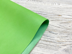 Neon Green (0,5-0,7мм), цв. Зеленый, натуральная овчина