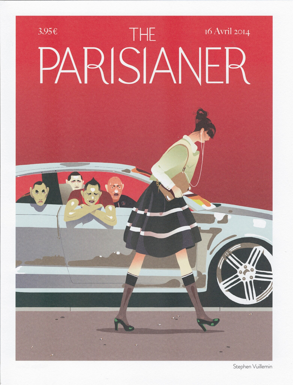 Постер журнала The Parisianer 16-04-2014, двойной