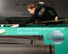 Тубус на 1 кий Меркури-PRO без кармана (темно-бежевый)