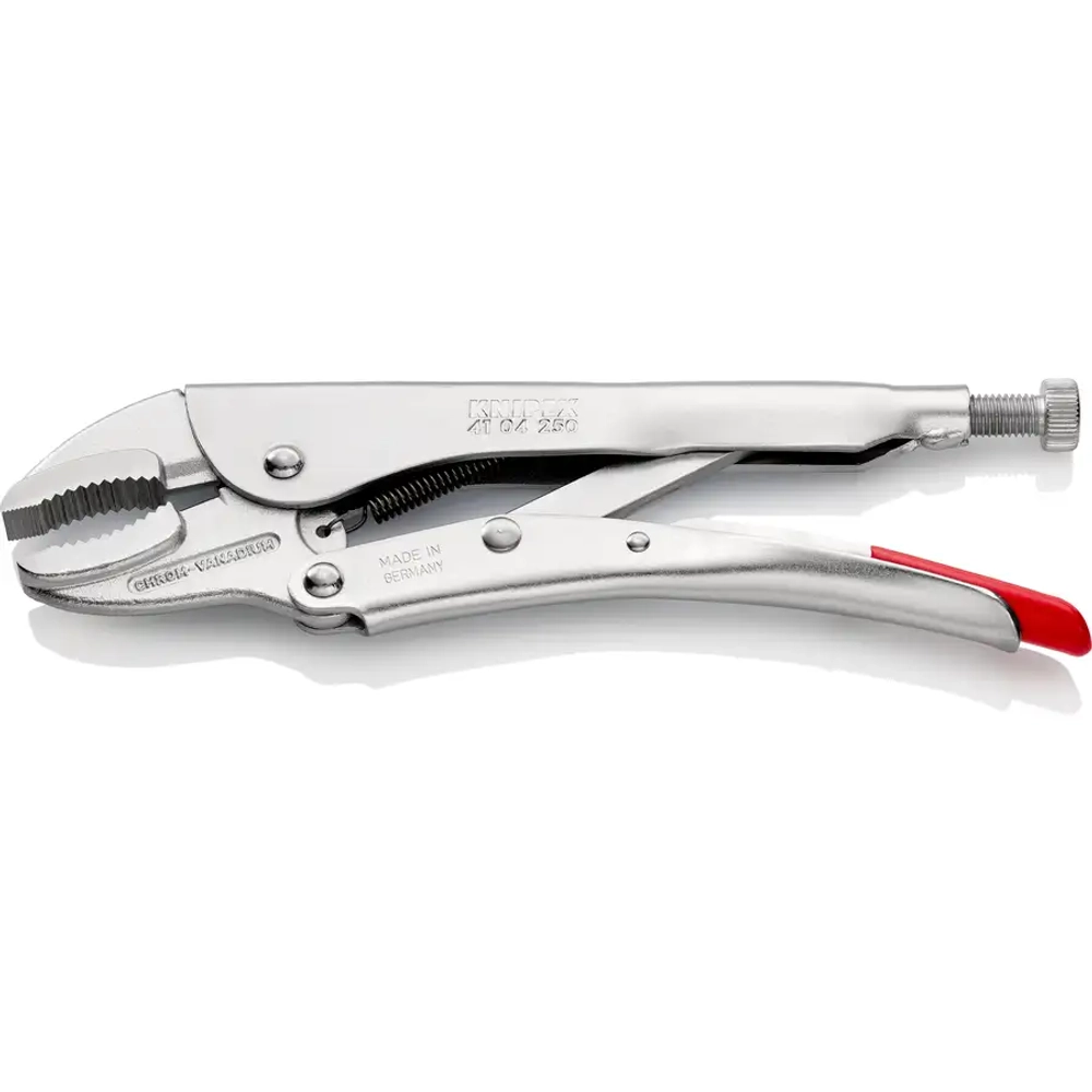 Клещи зажимные никелирование 250 мм Knipex 41 04 250 SB