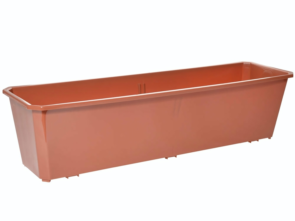 Ящик балконный 60см "Basil", терракотовый