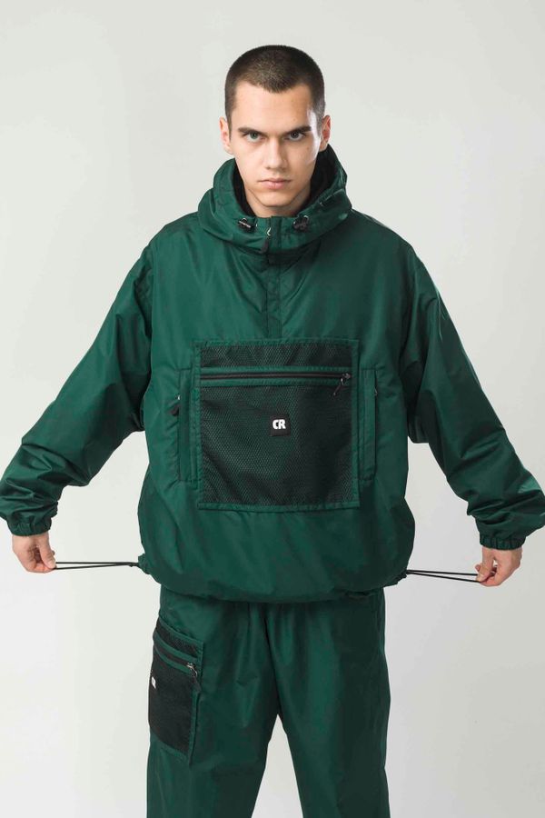 Анорак Square Wide Легкий зеленый темный - фото 5