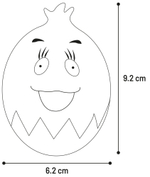 Игрушка для собак Цыпленок Chichi , разноцветный, Flamingo