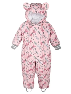 Комбинезон для новорожденных малышей утепленный осень