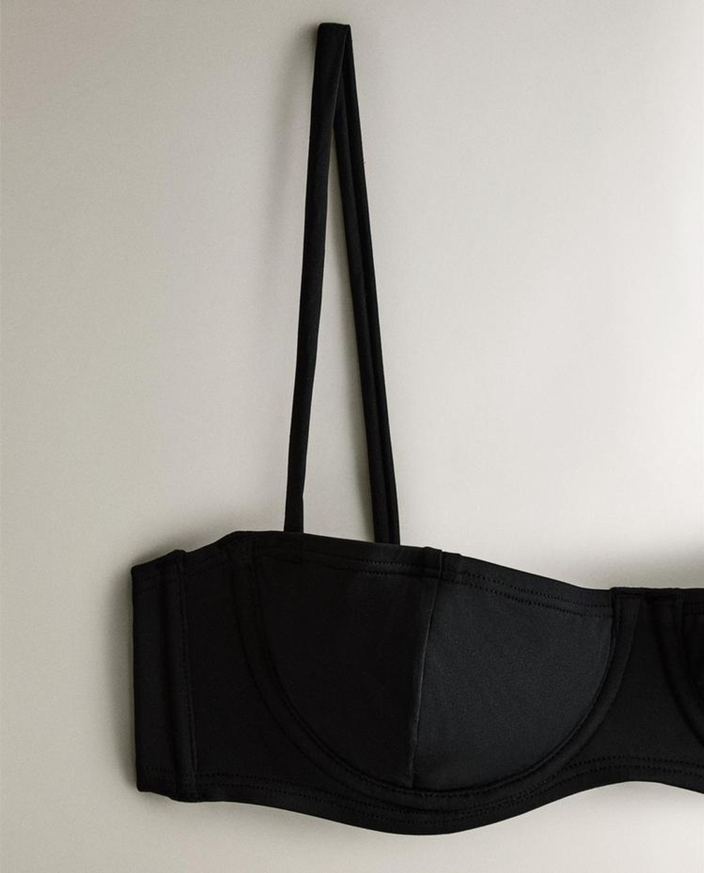 ZARA HOME БИКИНИ ТОП НА КОСТОЧКАХ, ЧЕРНЫЙ