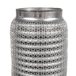 Компенсатор (гофра) выхлопной системы 3х-слойная WIRE MESH 64x200 UNIVERSAL D=64mm L=200mm GANZ GIG05325