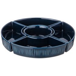 МЕНАЖНИЦА LEFARD "HERBAL" 5 СЕКЦИИ НА ПОДСТАВКЕ СИНЯЯ (КОР=10ШТ.)