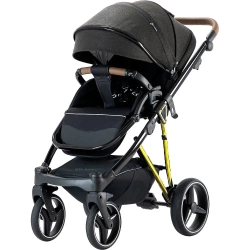 Коляска для новорожденных 2в1 Luxmom F1 (реверсивный блок)