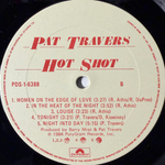 Pat Travers ‎– Hot Shot (Канада 1984г.)Т