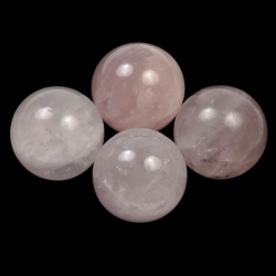 Шар 28-29мм розовый кварц асс.
