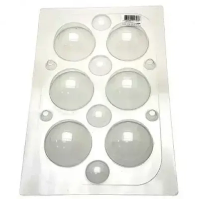Молд пластиковый Полусферы 3 и 6 см