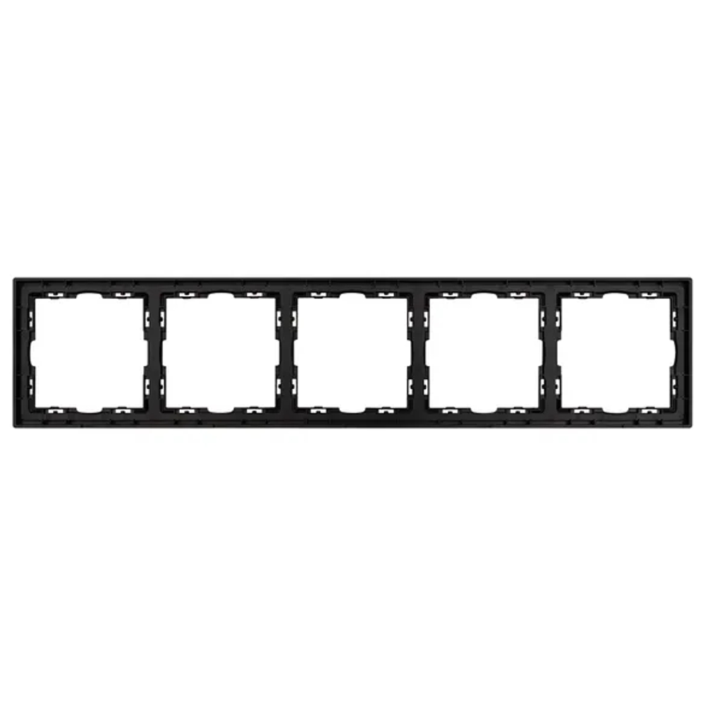 Рамка пластиковая FRM-NOBE-SFPL-5-BK (Arlight, -) 054228