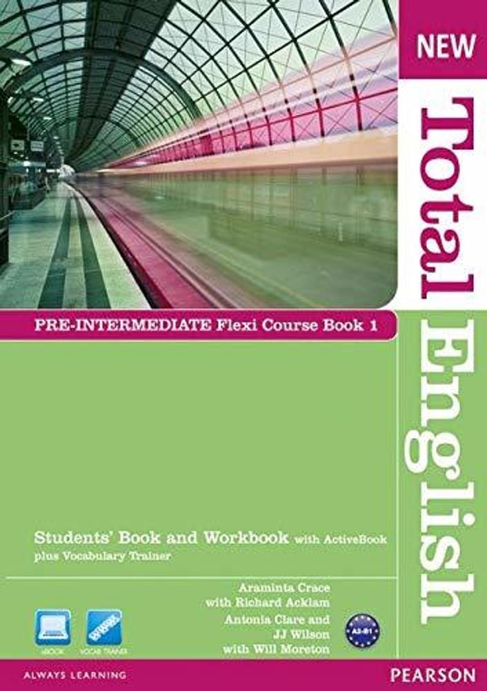 New Total English Pre-Int Flexi Coursebook 1 Pack