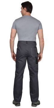 Брюки "Сириус-Фаворит-Мега" (серый/черный)