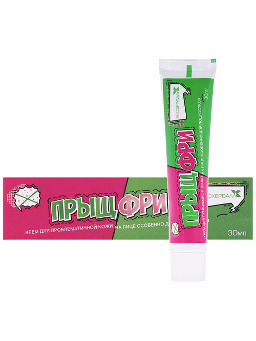 "ПрыщФри" Крем для проблемной жирной кожи лица против акне и прыщей 30 мл (51699)