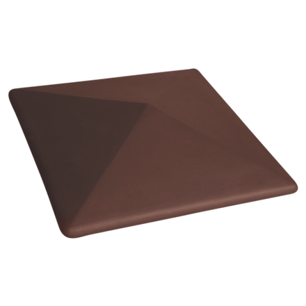 Колпак на столб забора King Klinker, Коричневый (03) Natural Brown, 445x445x90