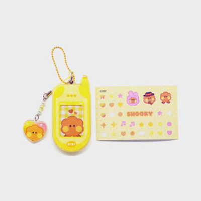 Брелок BT21 - SHOOKY Minini Retro Phone Keyring
