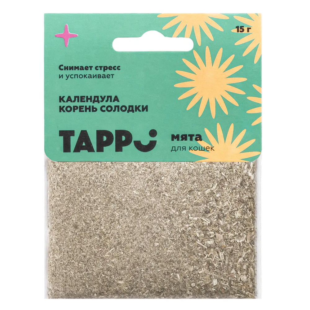 Tappi Мята для кошек Календула и корень солодки