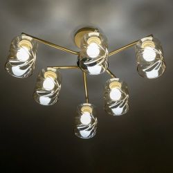 Citilux Клод CL137162 Люстра потолочная Золото